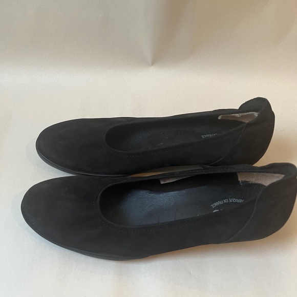 Arche Flava Black Nubuck Comfy France Suede Slip Ons Pumps Shoes‎ - Picture 3 of 9